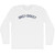 Okey-dokey Adult Cotton Long Sleeve T-shirt White