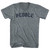 Pebble Adult Tri-Blend V-neck T-shirt - Athletic Grey