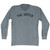 The Gipper Adult Tri-Blend Long Sleeve T-shirt - Athletic Grey
