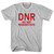 DNR Do Not Resuscitate Adult Cotton T-shirt - Cool Grey