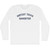 History Trivia Gangster Adult Cotton Long Sleeve T-shirt - White