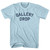 Gallery Drop Adult Cotton T-shirt - Light Blue
