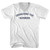 Crunching The Numbers Adult Cotton V-neck T-shirt - White