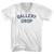 Gallery Drop Adult Cotton V-neck T-shirt - White