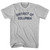 District of Columbia Adult Cotton T-shirt - Cool Grey