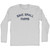 Save Small Farms Adult Cotton Long Sleeve T-shirt - Grey Heather