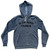 Slow Down Francis Cotton-Poly Blend Hoodie - Dark Blue