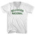 Seleccion  Nacional Hunter Green Text Adult Cotton V-neck T-shirt - White