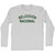 Seleccion  Nacional Hunter Green Text Adult Cotton Long Sleeve T-shirt - Grey Heather