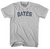 Adult Small - BATES "BLACK PRINT" Adult Cotton T-shirt - Cool Grey - Final Sale Z480