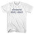 Cleanest Dirty Shirt Rage Font Youth Cotton T-shirt - White