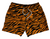 ADULT SMALL- New Tiger Patten 5" Swim Shorts Made in USA - Orange Black- Final Sale ZT42