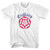 England Rose Womens Cotton Junior Cut T-Shirt - White