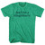 Don't Be A Dingleberry Rage Font Adult Tri-Blend T-Shirt - Athletic Green