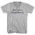 Don't Be A Dingleberry Rage Font Adult Cotton V-Neck T-Shirt - Grey Heather
