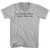 My Criminal History Doesn't Define Me Rage Font Adult Cotton V-Neck T-Shirt - Grey Heather