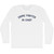 Crime Fighter In Chief Adult Cotton Long Sleeve T-Shirt - White