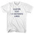 Custom Flat Text 1-4 Separate Lines Adult Cotton T-Shirt - White