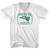 Hecho En Austin Eagle Adult Cotton V-neck T-shirt - White