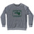 Hecho En Chicago Eagle Adult Tri-Blend Sweatshirt - Athletic Grey