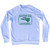 Hecho En Corona Eagle Adult Tri-Blend Sweatshirt - White