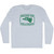 Hecho En Hollywood Eagle Adult Tri-Blend Long Sleeve T-shirt - Athletic White