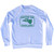 Hecho En Garland Eagle Adult Tri-Blend Sweatshirt - White