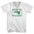 Hecho En Hollywood Eagle Adult Cotton V-neck T-shirt - White