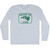 Hecho En Lynn Eagle Adult Tri-Blend Long Sleeve T-shirt - Athletic White