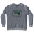 Hecho En North Las Vegas Eagle Adult Tri-Blend Sweatshirt - Athletic Grey