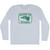 Hecho En Sparks Eagle Adult Tri-Blend Long Sleeve T-shirt - Athletic White