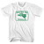 Hecho En Visalia Eagle Adult Cotton T-shirt - White