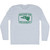 Hecho En Waterbury Eagle Adult Tri-Blend Long Sleeve T-shirt - Athletic White