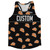 Pumpkin Pie Custom Running Racerback Singlet Track Top - Black