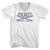 Amagansett Surf Break Crossed Surf Board Surfing Destination Adult Cotton V-Neck T-Shirt - White