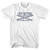 Cape Hatteras Surf Break Crossed Surf Board Surfing Destination Youth Cotton T-Shirt - White