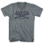 Assareague Surf Break Crossed Surf Board Surfing Destination Adult Tri-Blend V-Neck T-Shirt - Athletic Grey