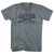 Flagler Surf Break Crossed Surf Board Surfing Destination Tri-Blend V-Neck Womens Junior Cut T-Shirt - Athletic Grey