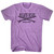 Assareague Surf Break Crossed Surf Board Surfing Destination Adult Tri-Blend T-Shirt - Athletic Purple