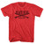 Assareague Surf Break Crossed Surf Board Surfing Destination Adult Tri-Blend T-Shirt - Athletic Red