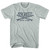 Amagansett Surf Break Crossed Surf Board Surfing Destination Adult Tri-Blend T-Shirt - Athletic Cool Grey