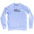 HILL Adult Tri-Blend Sweatshirt - White