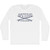 Hatteras Surf Break Crossed Surf Board Surfing Destination Adult Cotton Long Sleeve T-Shirt - White