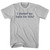 I Shaved My Balls For This. Rage Font Adult Cotton T-Shirt - Cool Grey