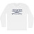 Washout Surf Break Crossed Surf Board Surfing Destination Adult Cotton Long Sleeve T-Shirt - White