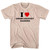 I Heart Cross Country Baddies Adult  Tri-Blend T-shirt - Sand