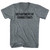 Department of Corrections Stencil Black Art  Adult  Tri-Blend V-neck T-shirt - Athletic-Grey