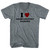 I Heart Cross Country Baddies Adult  Tri-Blend V-neck T-shirt - Athletic-grey.