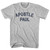 Apostle Paul Womens Cotton Junior Cut T-Shirt - Grey Heather