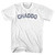 Chaddo Womens Cotton Junior Cut T-Shirt - White